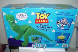 Original Toy Story Movie Electronic Talking T-Rex Dinosaur 15 Figure Thinkway
