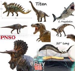 PNSO dinosaurs prehistoric animals collection T-Rex Triceratops art figure model