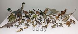 Papo Dinosaurs (Jurassic Park sculpts) lot of 44 T. Rex, Spinosaurus etc. Rare