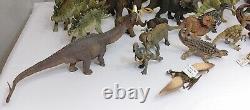 Papo Dinosaurs (Jurassic Park sculpts) lot of 44 T. Rex, Spinosaurus etc. Rare