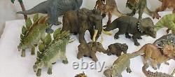 Papo Dinosaurs (Jurassic Park sculpts) lot of 44 T. Rex, Spinosaurus etc. Rare