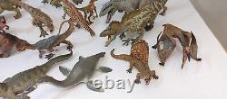 Papo Dinosaurs (Jurassic Park sculpts) lot of 44 T. Rex, Spinosaurus etc. Rare