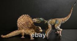 Papo LOT OF 11 Dinosaur Models Brachiosaurus T-Rex Raptor Apatosaurus Ceratosaur