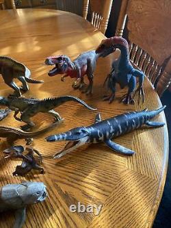 Papo, Schleich, Safari, CollectA, LOT OF 16 Dinosaur Models some Vintage