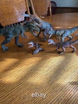 Papo, Schleich, Safari, CollectA, LOT OF 16 Dinosaur Models some Vintage