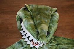 Pottery Barn Kids Light Up Green T Rex Dinosaur Halloween Costume 4-6 Years NEW