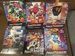 Power Rangers Dino Fury Zord 1,2,3,4,5 T Rex Mosa Razor, Ptera FreezeAnkylo Tige