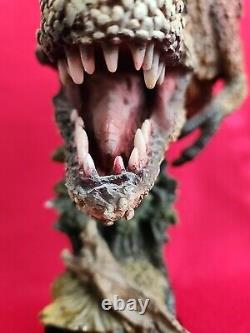 Prehistoric Tyrannosaurus Rex Head Bust Dinosaur Sculpture Statue 14H 10L