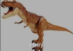 RARE! Jurassic World T- Rex Dinosaur 42 Roars Eats small toys