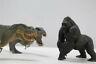 REBOR 1/35 Mountain Gorilla VS T-Rex Figure Dinosaur Model Collector Decor Gift