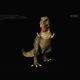 REBOR Tyrannosaurus rex Dinosaur Statue Model CALIFORNIACATION VHS Version Green