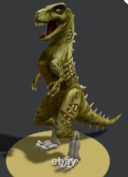 ROBLOX Toys Dinosaur T-Rex Skeleton Avatar Bundle Toy Code Sent in Messages