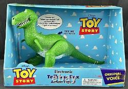 Rare Toy Story Rex Dinosaur Figure Talking Thinkway 1996 Disney Pixar NIB