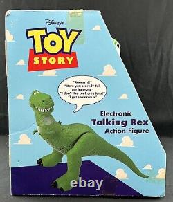 Rare Toy Story Rex Dinosaur Figure Talking Thinkway 1996 Disney Pixar NIB