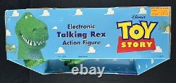 Rare Toy Story Rex Dinosaur Figure Talking Thinkway 1996 Disney Pixar NIB