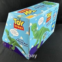 Rare Toy Story Rex Dinosaur Figure Talking Thinkway 1996 Disney Pixar NIB