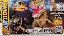 Remote Control Dinosaur jurassic world massive attack t. Rex r/c 6' inflatable