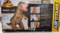 Remote Control Dinosaur jurassic world massive attack t. Rex r/c 6' inflatable