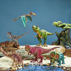 Schleich 6-piece Beautifully Crafted Dinosaur Set Velociraptor, T-Rex & More