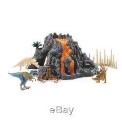 Schleich Dinosaurs Giant Volcano With T-Rex 42305 Authentic New