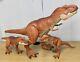 Set of 3 Jurassic World T Rex inc. Super Colossal & Extreme Chompin' dinosaurs