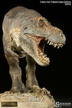 Sideshow T-rex The Tyrant King Statue Tyrannosaurus Rex Dinosaur Figure New