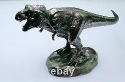 Solid. 925 silver T Rex sculpture 8.10 oz 272 grams sterling Awesome Gift