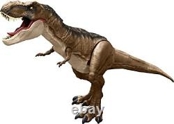 Super Colossal Action Figure Toy, T Rex Dinosaur 3-ft+ Long Tyrannosaurus Rex