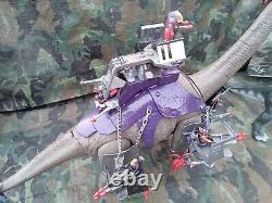 TYCO 1989 Dino Riders tyrannosaurus REX &JURASSIC world brachiosaurus MODIFIED