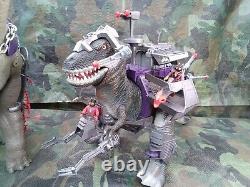 TYCO 1989 Dino Riders tyrannosaurus REX &JURASSIC world brachiosaurus MODIFIED