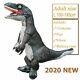 T-REX Velociraptor Inflatable Dinosaur Costume Anime Purim Halloween Party Cospl