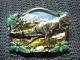 T Rex Dinosaur Belt Buckle! Vintage! Rare! Great American Buckle Co! 1988! USA