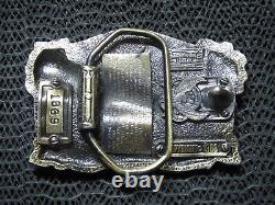 T Rex Dinosaur Belt Buckle! Vintage! Rare! Great American Buckle Co! 1988! USA