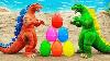 T Rex Dinosaur Crocodile Steal Godzilla S Eggs Animal Toy For Kids Toytv Kh Ng Long