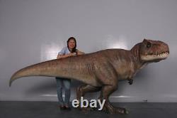 T-Rex Dinosaur Life Size Resin Statue Jurassic Theme Decor Prehistoric Display