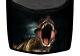T-Rex Dinosaur Roaring Teeth Stormy Sky Truck Hood Wrap Vinyl Car Graphic Decal