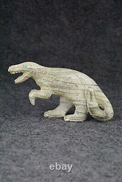 T-Rex Dinosaur Zuni Fetish Carving Cody Nastacio