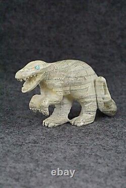 T-Rex Dinosaur Zuni Fetish Carving Cody Nastacio