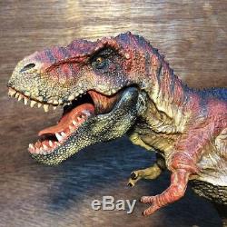 T Rex Figure Statue Rare Red Color ver DX PVC Dinosaur Detailed Painting Japan