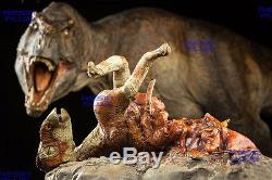 T-rex Dinosaur King Of Jurassic With Meal Rare High Unpainted Model Resin Kit