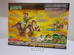 Teenage Mutant Ninja Turtles Paleopatrol Dino Runners TRICERATOPS MISB