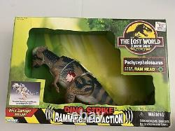 The Lost World Jurassic Park? Pachycephalosaurus Dino Strike Ram Head 1996 NIB