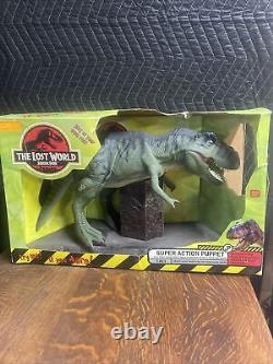 The Lost World Jurassic Park T-Rex Super Action Full Body Puppet 1996 Kenner