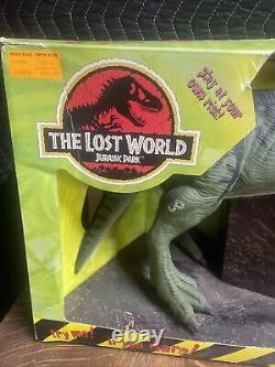 The Lost World Jurassic Park T-Rex Super Action Full Body Puppet 1996 Kenner