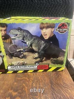 The Lost World Jurassic Park T-Rex Super Action Full Body Puppet 1996 Kenner