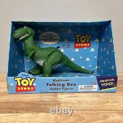 Toy Story Rex Dinosaur Figure Talking Thinkway 1996 Disney Pixar RARE NEW