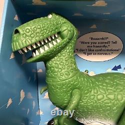 Toy Story Rex Dinosaur Figure Talking Thinkway 1996 Disney Pixar RARE NEW