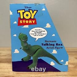 Toy Story Rex Dinosaur Figure Talking Thinkway 1996 Disney Pixar RARE NEW