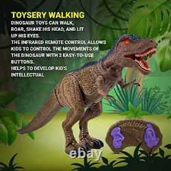 Toysery Remote Control Dinosaur Toy, Realistic Tyrannosaurus T-Rex Dinosaur Toy