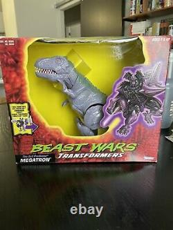 Transformers Vintage Beast Wars Predacon Megatron Dinosaur, T-Rex, Purple, Black